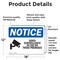 Signmission Video Surveillance In Use On These Premises OSHA Notice Sign, Vinyl Decal, 18in W x 12in L, 2PK OS-2PACK-NS-D-1218-L-16813 - alternate 2